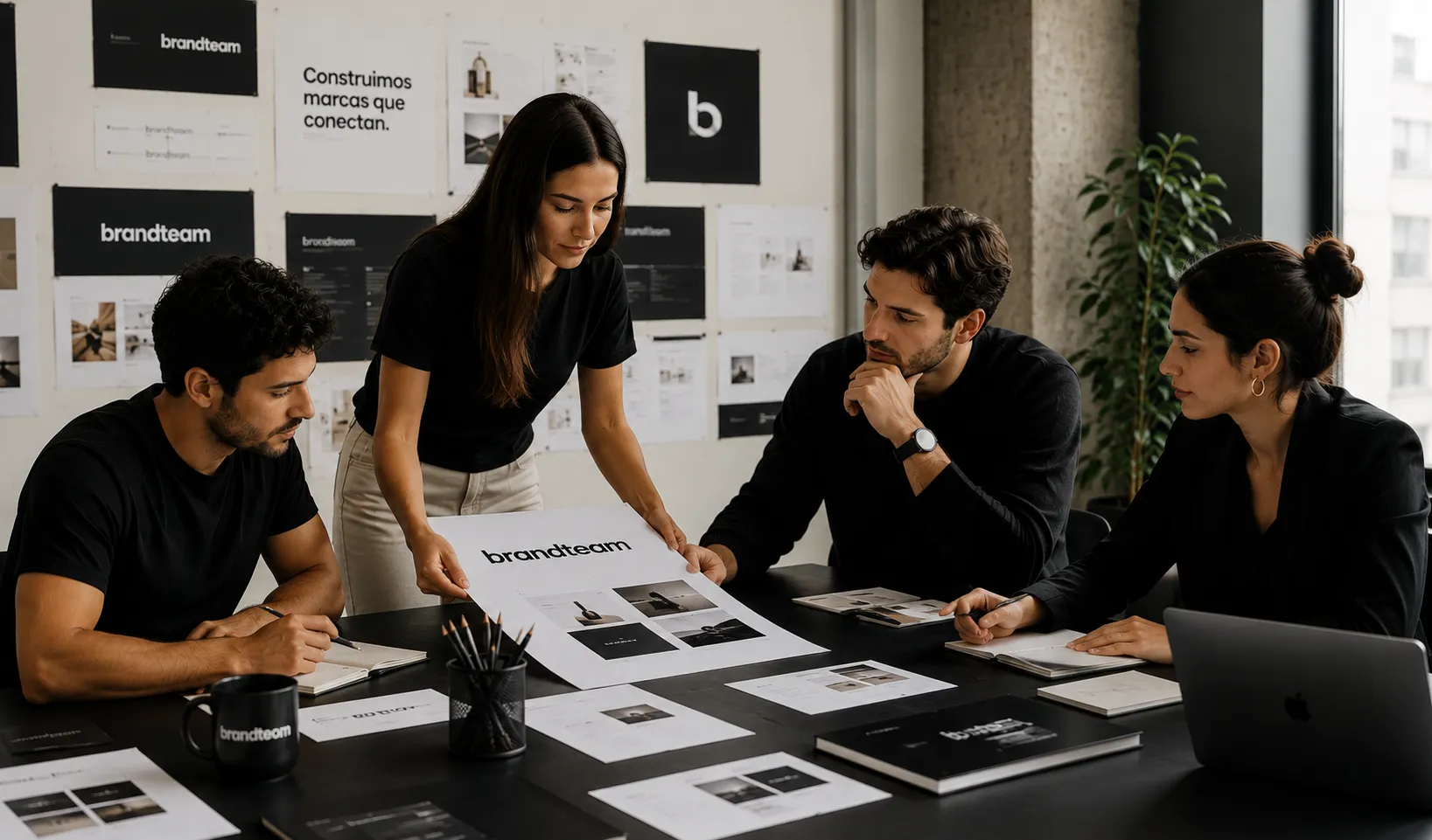 Branding Agency Panama - Equipo creativo de Brandteam Panamá trabajando en diseño y estrategia de marca
