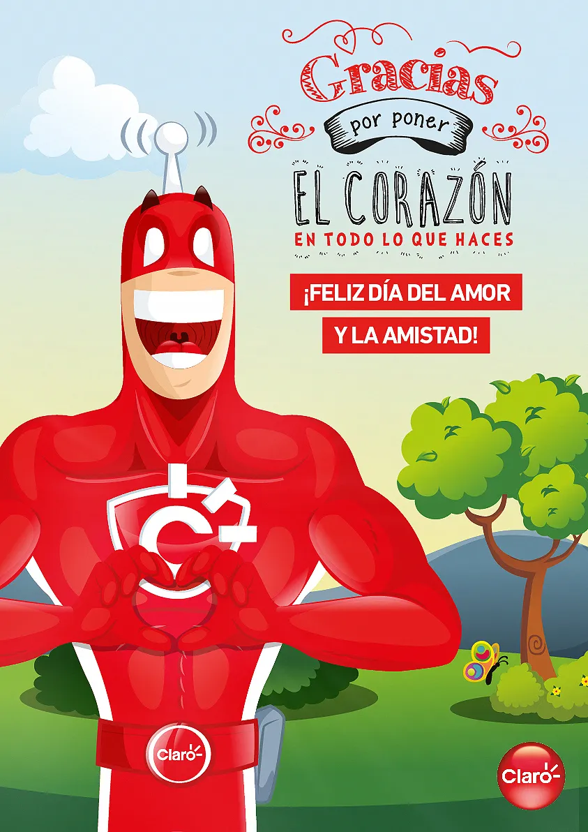 Campañas internas y comunicación corporativa desarrolladas para Claro