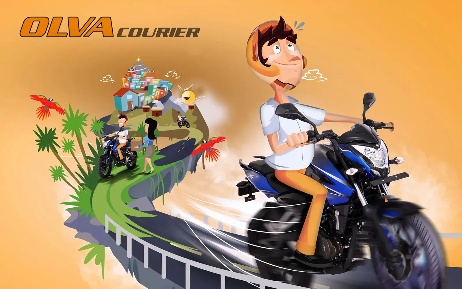 Olva Courier diseño de contenidos y redes sociales corporativas