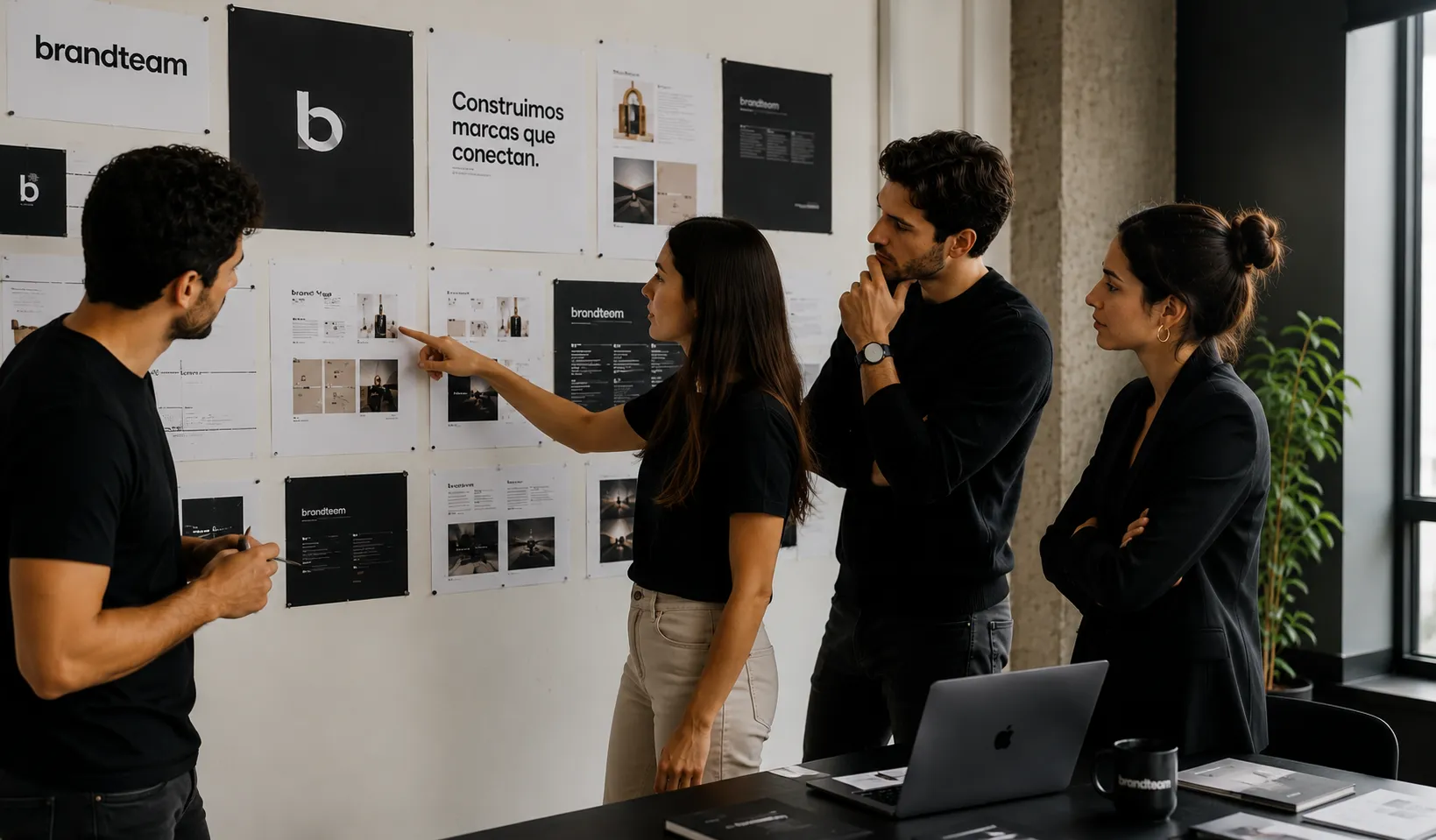 Branding Agency Panama - Equipo creativo de Brandteam Panamá trabajando en diseño y estrategia de marca