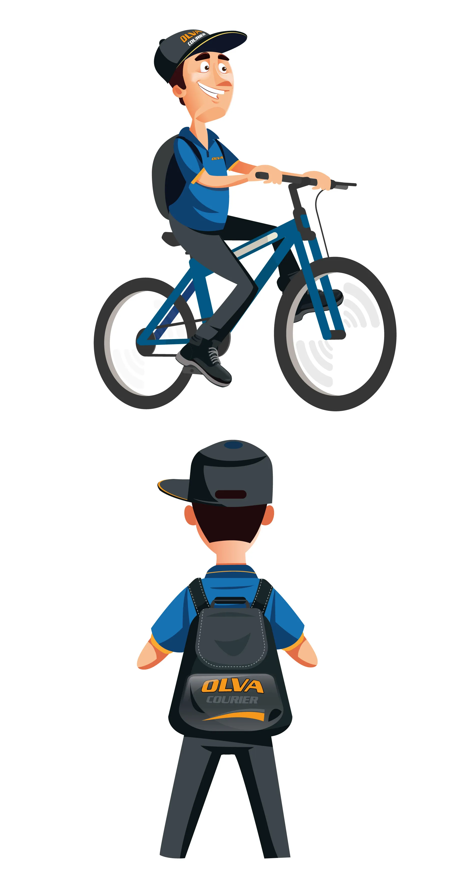 Diseño para Facebook e Instagram desarrollado para Olva Courier