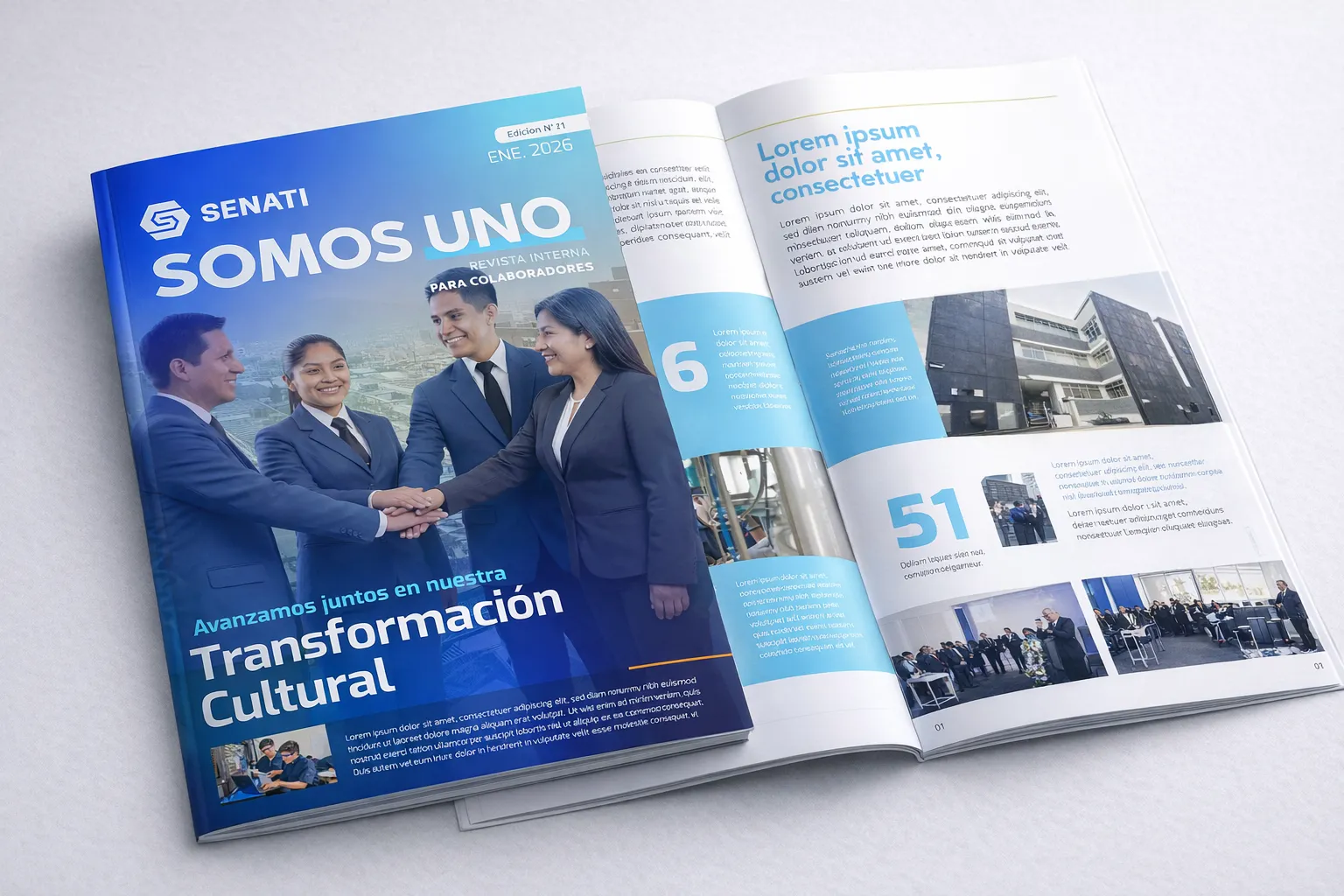 Branding interno de Centro Educativo SENATI